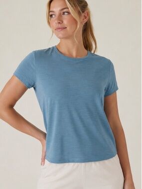 Athleta Sandwash Modal Tee, Blue